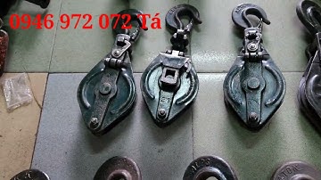 Puly ròng rọc treo cáp nhật bãi 1.5 tấn 3 tấn 5 tấn 0946972072