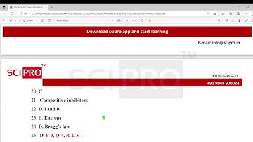 ANSWERKEY|BIOTECHNOLOGY|PSC MODEL EXAMINATION|JUNIOR SCIENTIFIC ASSISTANT|Pollution control board