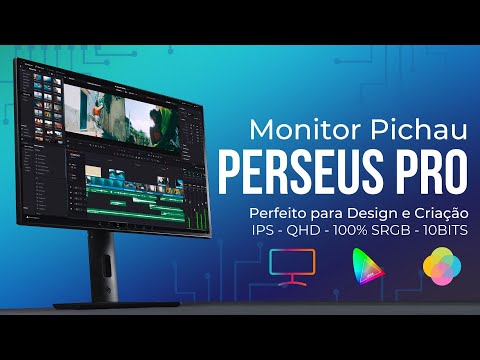 O Monitor Perfeito para Design e Criação com Alta Fidelidade de Cores! Pichau Perseus Pro 27