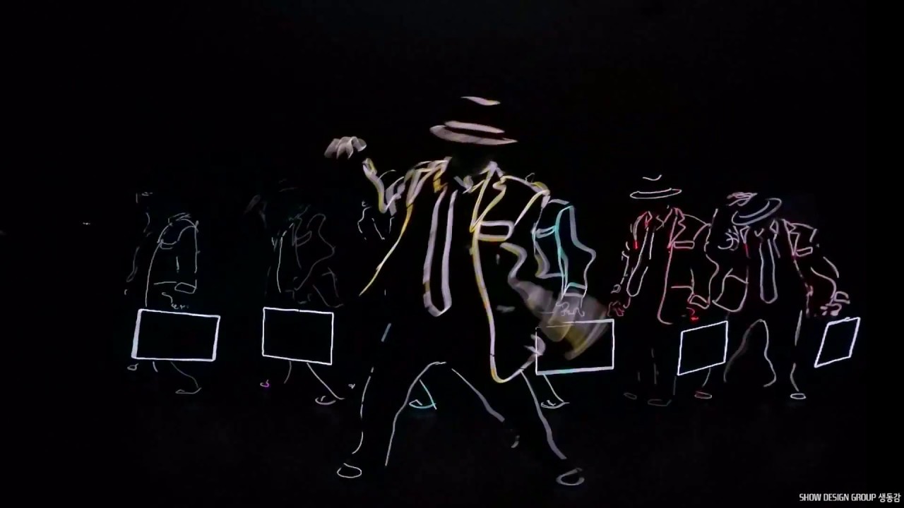 생동감크루 LED트론댄스-마이클잭슨댄스