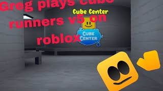 Playing cube runners v5 on roblox