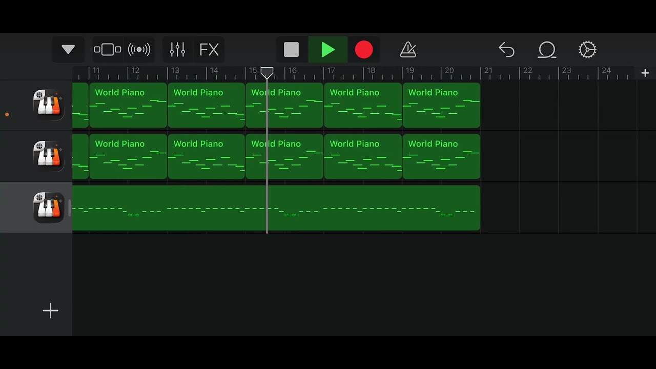 Power of neo recreation in GarageBand (I have undertale soundfonts)
