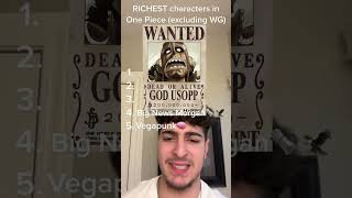 Richest One Piece Characters