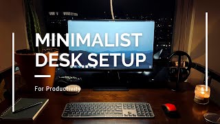 Cheap Minimalist Desk Setup For Productivity