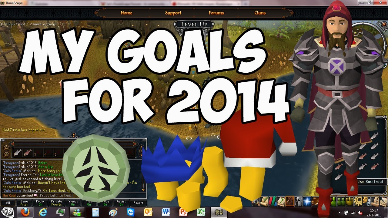 Runescape 3- My Runescape Goals for 2014 LinedFury eoc rs3 commentary