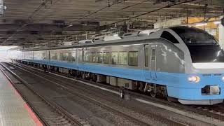 10/9 日光集約臨(9783M) E653系1000番台ｶﾂK71編成 警笛鳴らし大宮駅発車
