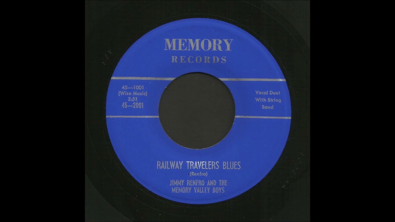 Jimmy Renfro - Railway Travelers Blues - Country Bop 45
