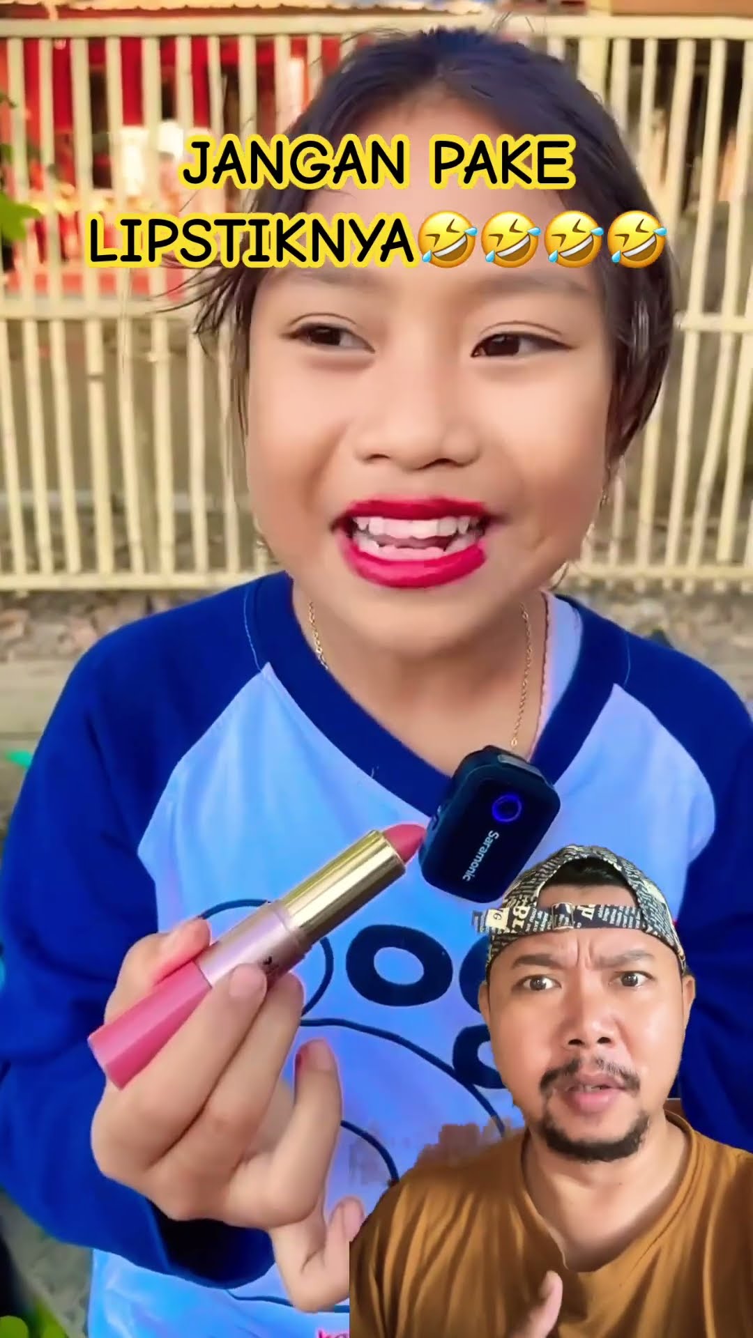 JANGAN PAKE LIPSTIKNYA BOCIL!!!!! #funny #comedy #shortvideo #shortsfeed #lucu