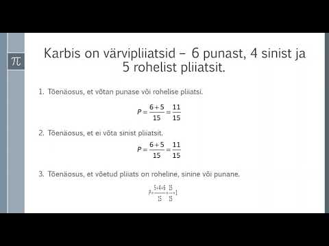 Video: Statistika ja tõenäosus?