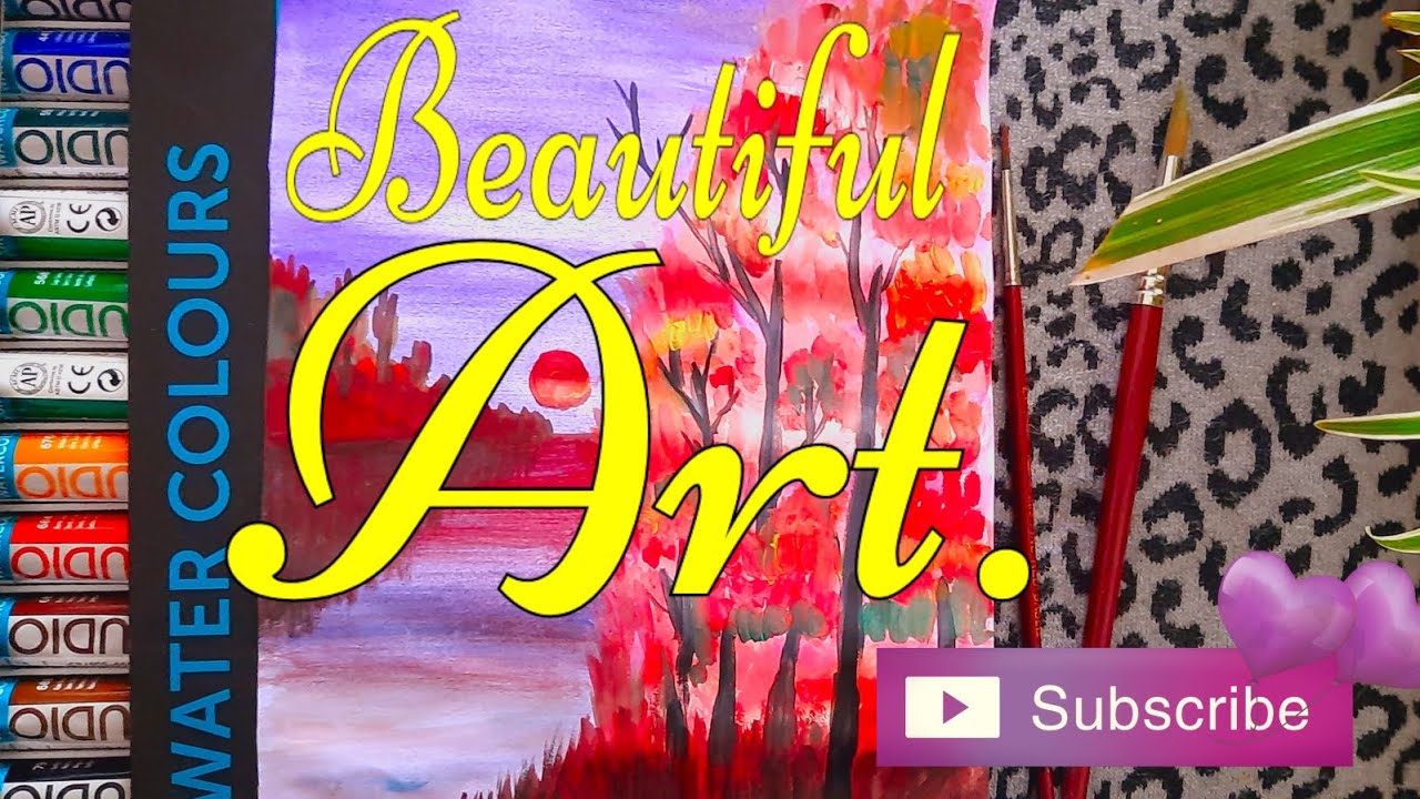 (Beautiful art.) let's draw creative art YouTube