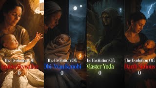 Evolution Of Star Wars Legends Anakin, Yoda, Luke & More Full Timeline