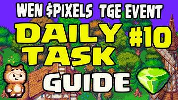 HOW TO FIND 10TH WEN $PIXEL DAILY TASK 💎 BARNEY’S RIDDLE ANSWER 🔍 WER/WHERE? | TGE EVENT