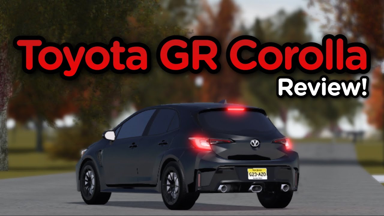 Toyota GR Corolla Review! - Roblox Greenville - YouTube