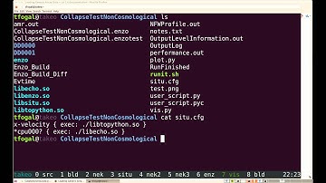 In situ visualization with Enzo