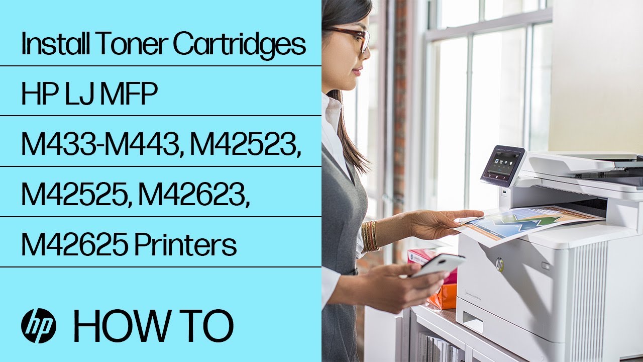 Install Toner Cartridges | HP LaserJet 