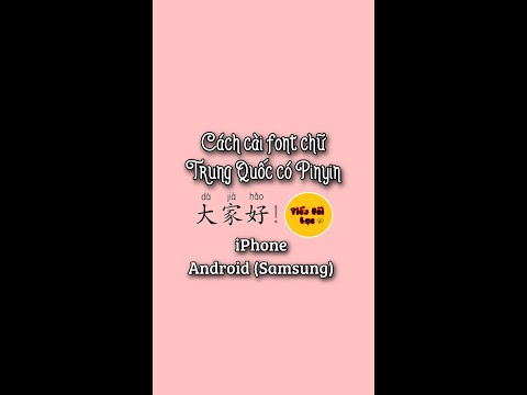 Video Hướng dẫn cài font tiếng Trung có Pinyin cho iPhone... - youtube