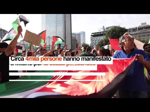 In migliaia a Milano per Gaza e la Palestina: "La nostra è una guerra di liberazione"