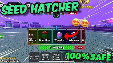 🧚 ♀️Grow a Garden Script Seed Hatcher  Fairy Event Update  Mobile & Pc