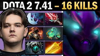 Spectre Dota 2 7.41 with 16 Kills and Distiller - Dota 2 Gameplay