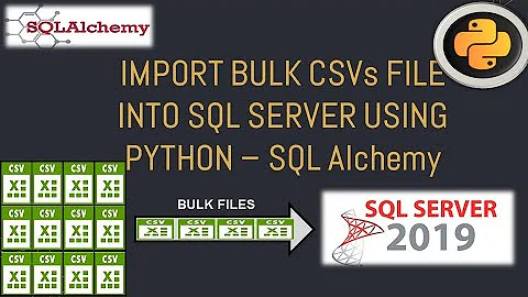 Python Pandas Tutorial: Importing Bulk CSVs Data Into SQL Server Using Python #17