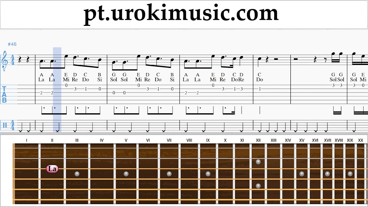 Curso de Guitarra Alesso - REMEDY Tablatura um-ih372