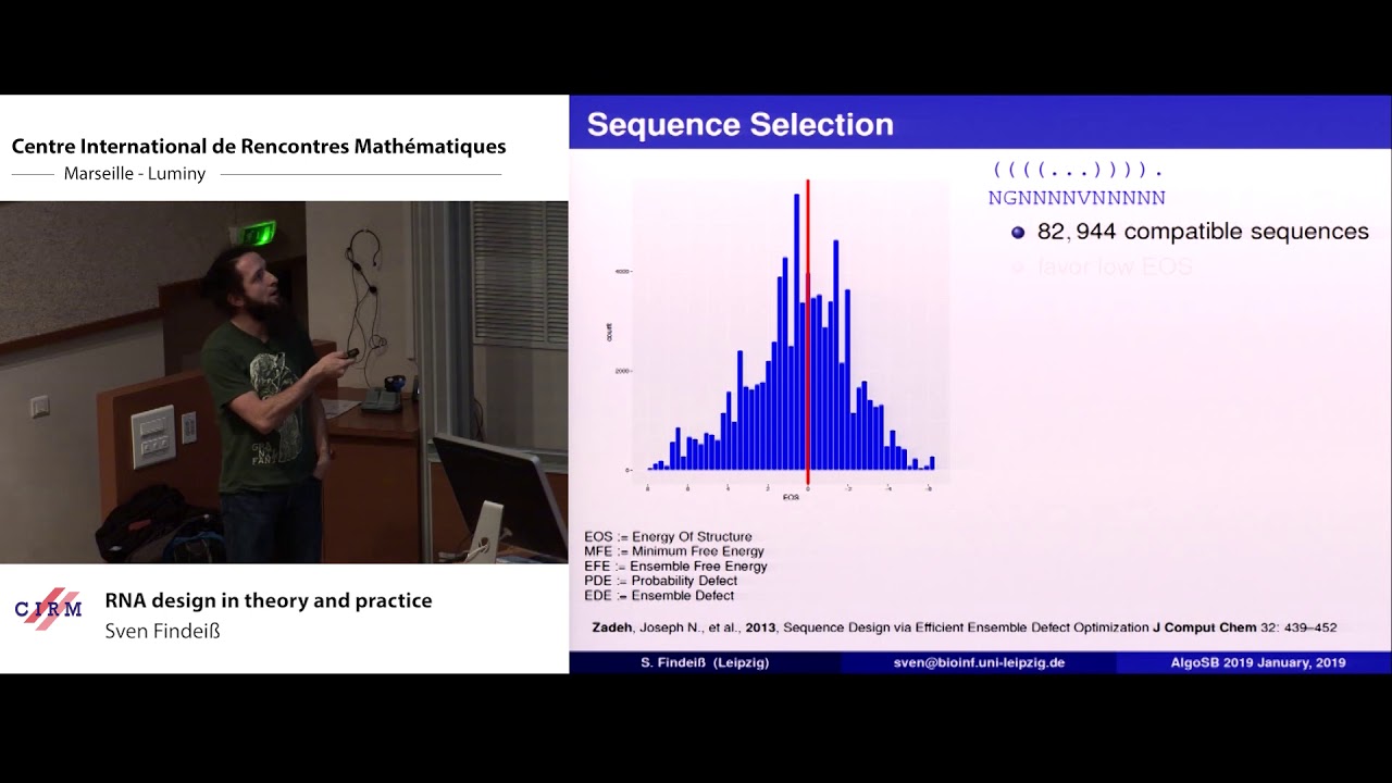 Sven Findeiß: RNA design in theory and practice cnrs montpellier