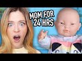 24 Hours Raising A Baby Like My Sim Challenge | Kelsey Impicciche