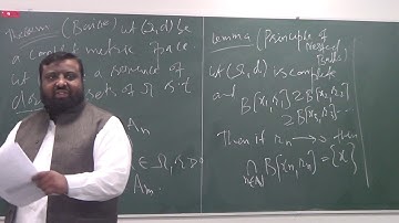 Lecture 17 (Part 4): Principle of Nested Balls and Baire