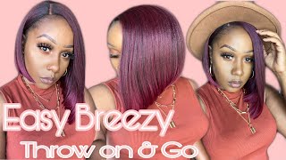 $25  Easy Throw on & Go Wig || Zury Sis Fit It Lace Front Wig PINA || OhSo805