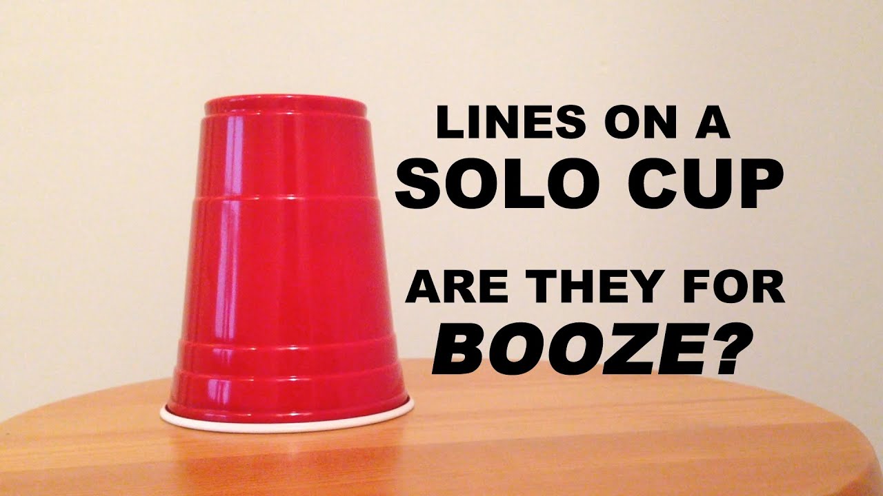 What the Lines on a Solo Cup Mean