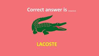 Quiz 4: Identify the fashion logo