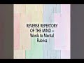 REVERSE REPERTORY OF THE MIND