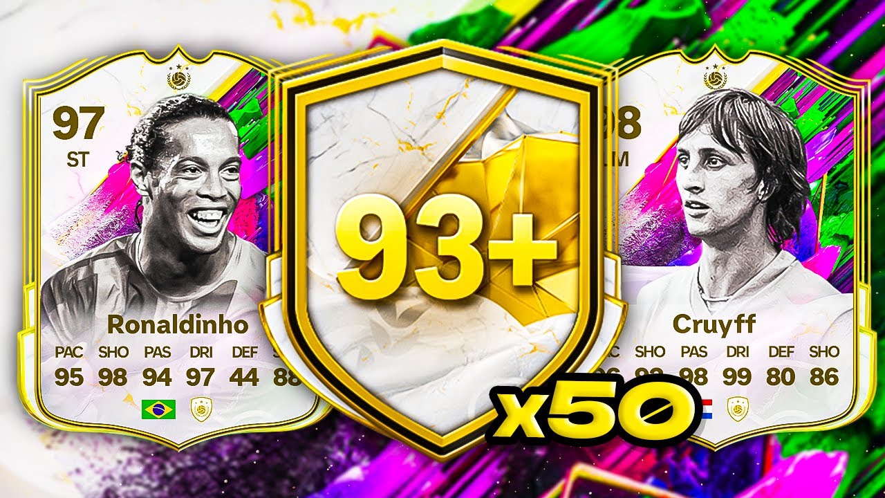 50x 93+ MIXED ICON PLAYER PICKS! 😨 FC 25 Ultimate Team
