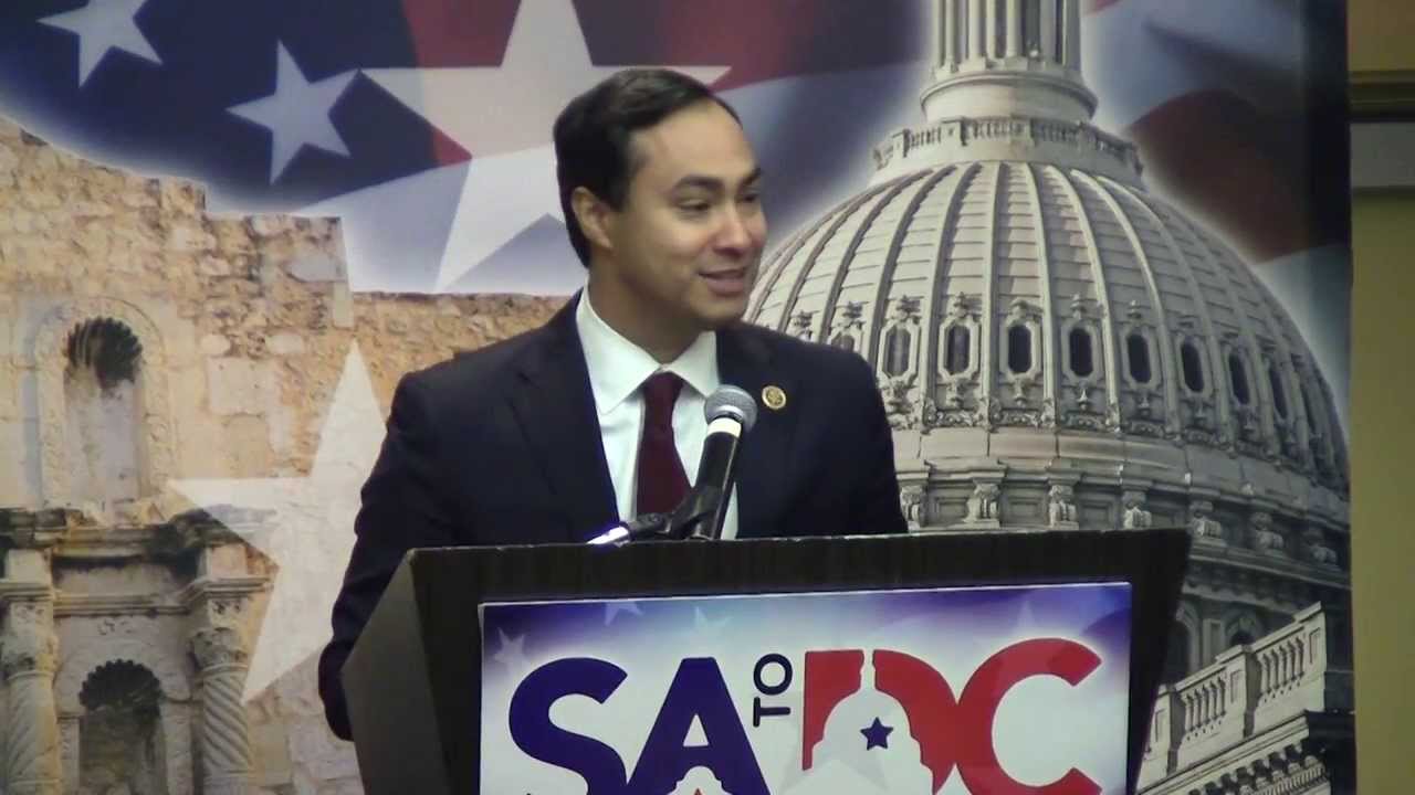 Congressman Joaquin Castro speaks to the SA to DC delegation - YouTube