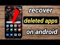 Easily Recover Deleted Apps on Android in Just One Click 📱