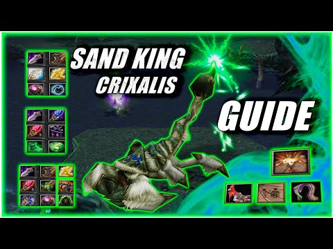 Видео: Sand King Crixalis Guide | Гайд на СК ! Как пользоваться ШИФТОМ?