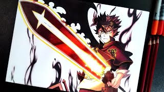 ฺฺBlack Clover/ Asta / speed drawing