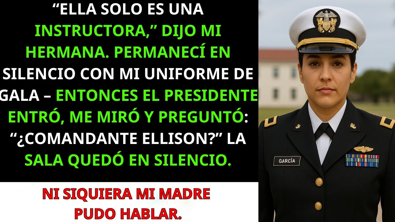 Me llamaron una deshonra con el uniforme — el presidente se levantó y me saludó por mi nombre.
