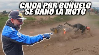 ME CAI y DAÑE una Husqvarna 401 por no saber Manejar en TIERRA  Mancho Perdomo Fullgass