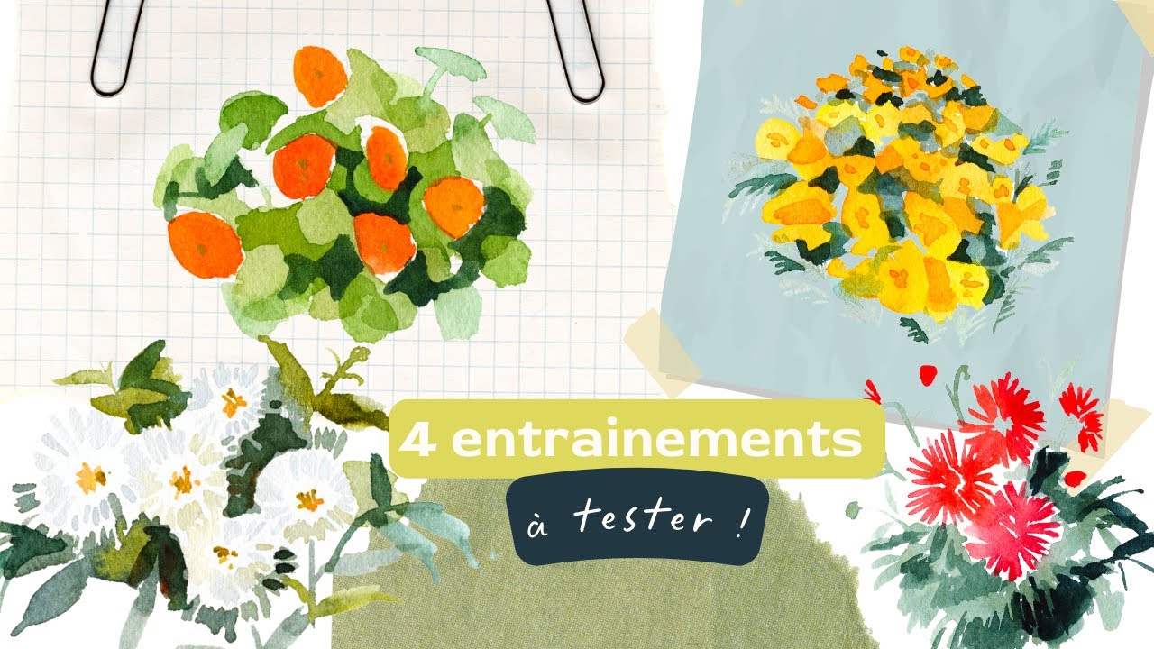 Avez-vous essayé la technique du négatif à l'aquarelle ?