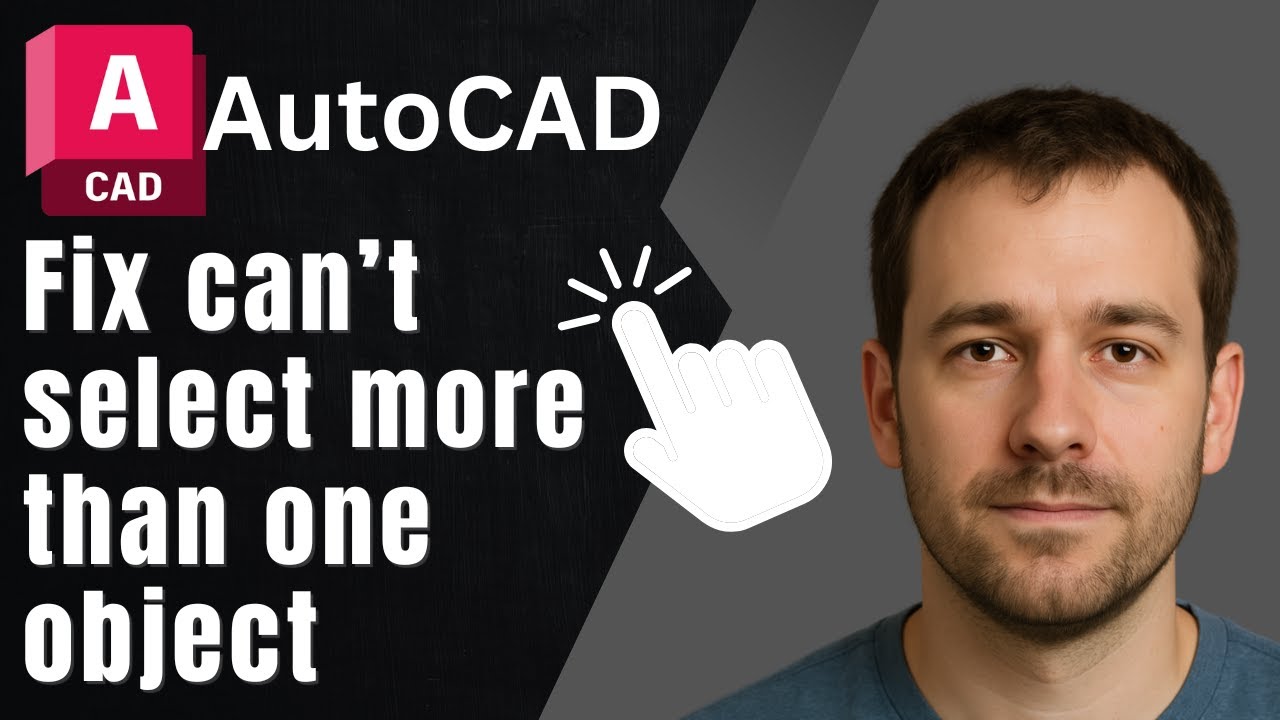 How to Fix: Can’t Select More Than One Object in AutoCAD - YouTube
