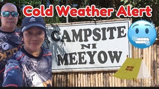 🥶 COLD WEATHER ALERT! Campsite ni Meeyow | Tanay Rizal Adventure | With Special Guest??