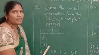 8th | English | Scholarship | Crossword puzzles, Riddles | V 1 | V-School