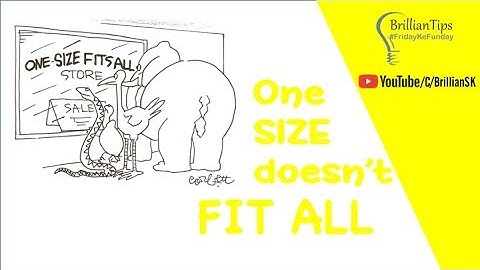 One size doesn