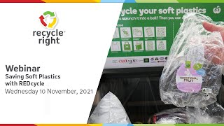 Webinar - Saving Soft Plastics with REDCycle, 10 November 2021