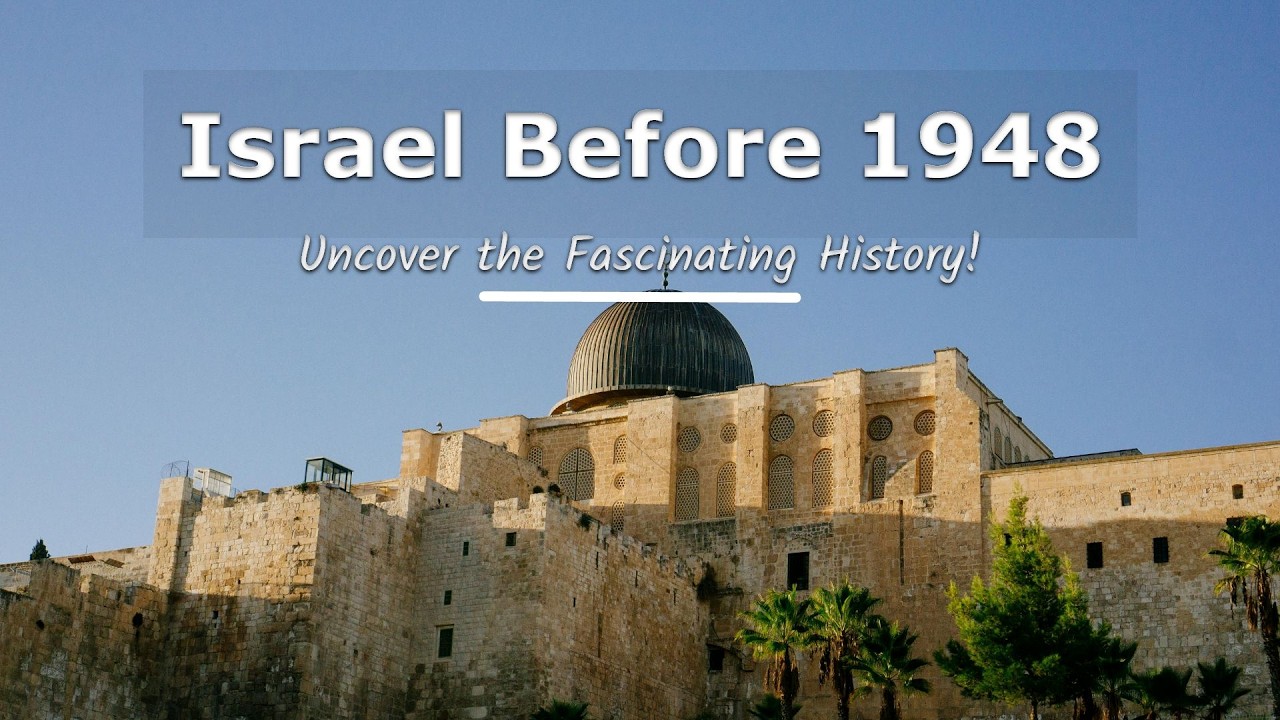 Israel Before 1948 - YouTube