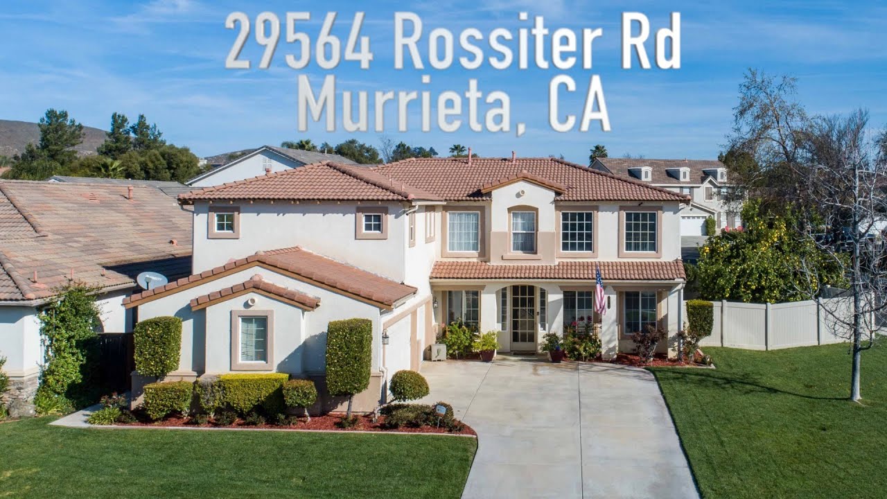 29564 Rossiter Rd Murrieta, CA YouTube