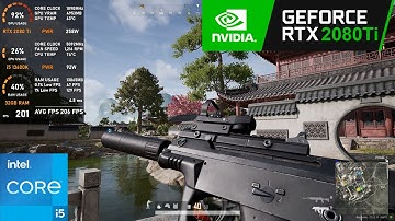 RTX 2080 Ti | PUBG - 1080p Ultra Graphics (tested in 2024)