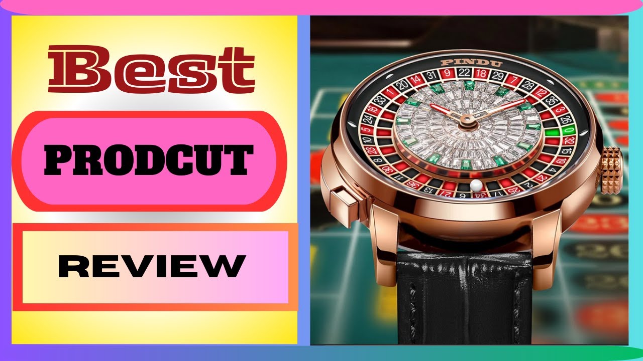 PINDU Design New NH35A Mechanical Watches Men Push Button Turn Russian Roulette Game