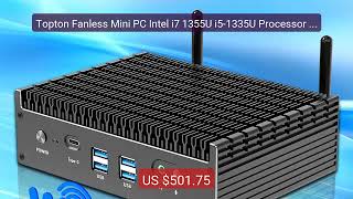 Topton Fanless Mini PC Intel i7 1355U i5-1335U Processor Desktop P... — Best Deal 2026 | Shop Now!